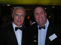 Tanzlehrer Stephan Pokorny mit Franz Beckenbauer auf dem Ball des Sports 2008